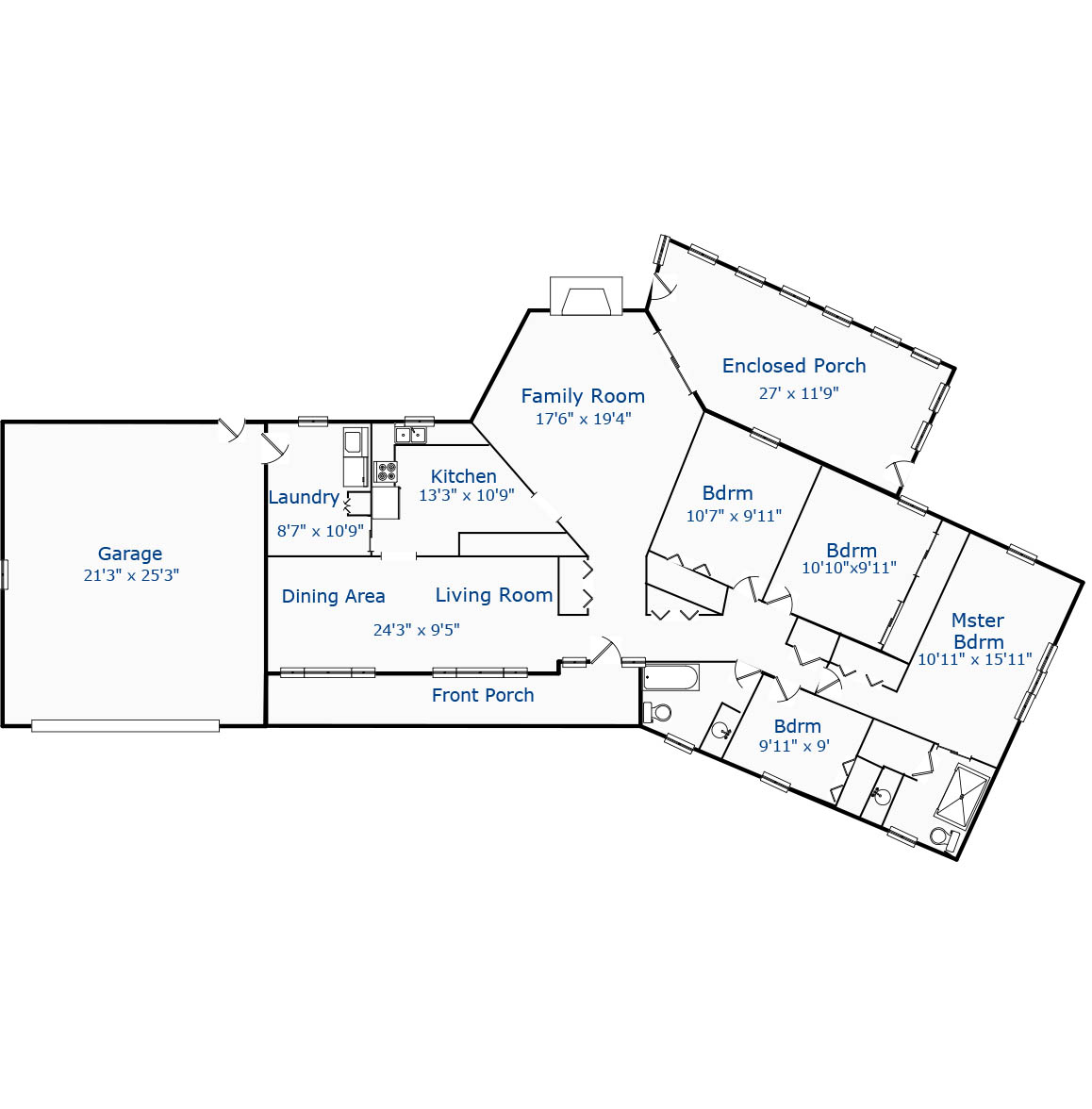 818 N Market Street, Sullivan, IL Floorplan